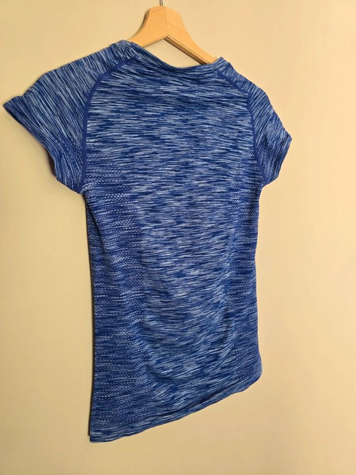 T-shirt sport femme Stedman bleu chiné Active Seamless taille S – Respirant et confortable - photo numéro 6