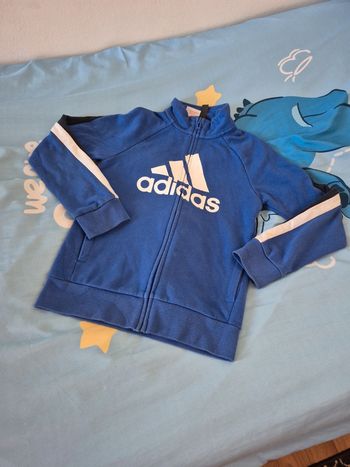 Gilet zippé adidas garçon