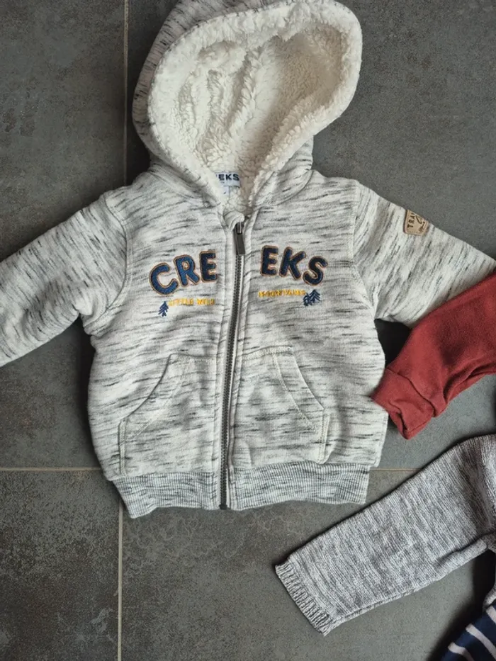 Lot de pulls et vestes 6 mois bébé garçon - photo numéro 8