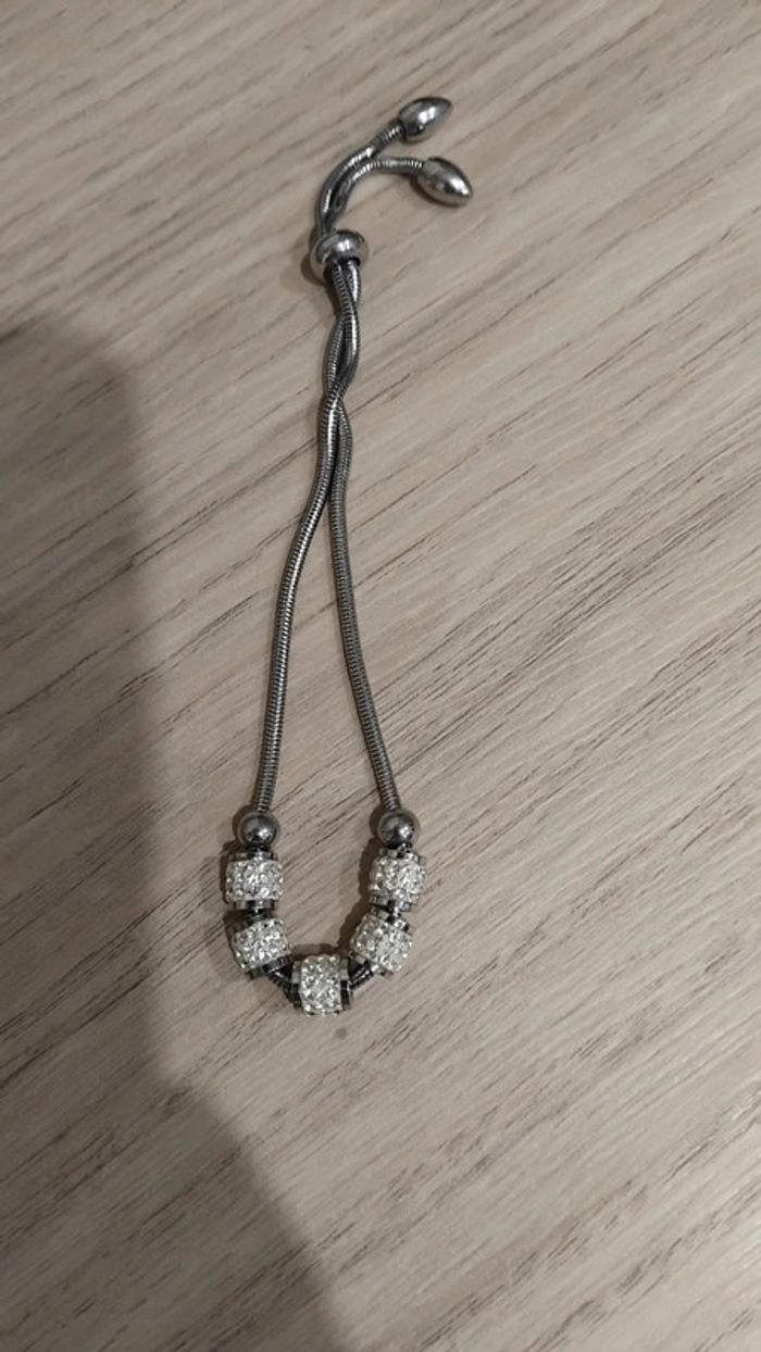 Bracelet avec glissière