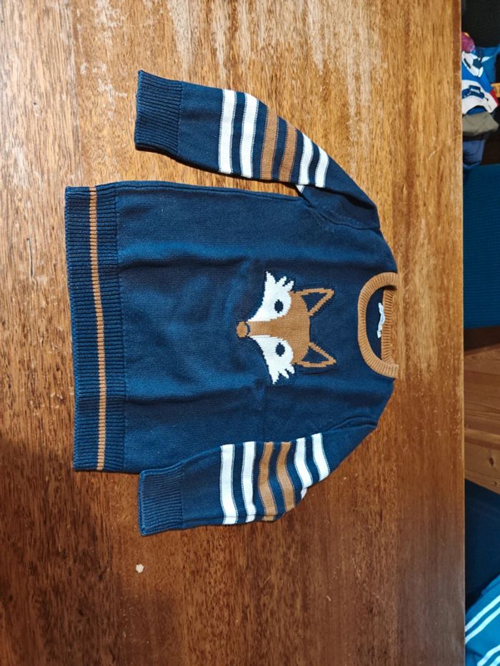 Pull renard Gémo taille 6 ans