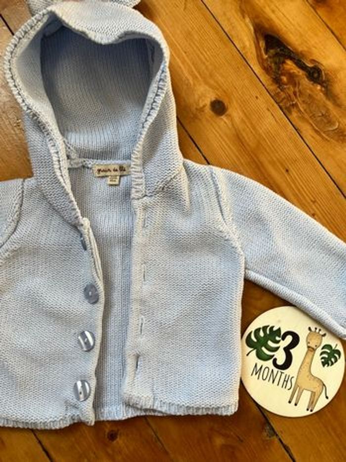 Gilet laine GRAINE DE BLÉ - photo numéro 3