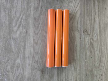 Vinyle permanent orange pour machine de découpe (3 x 1m )