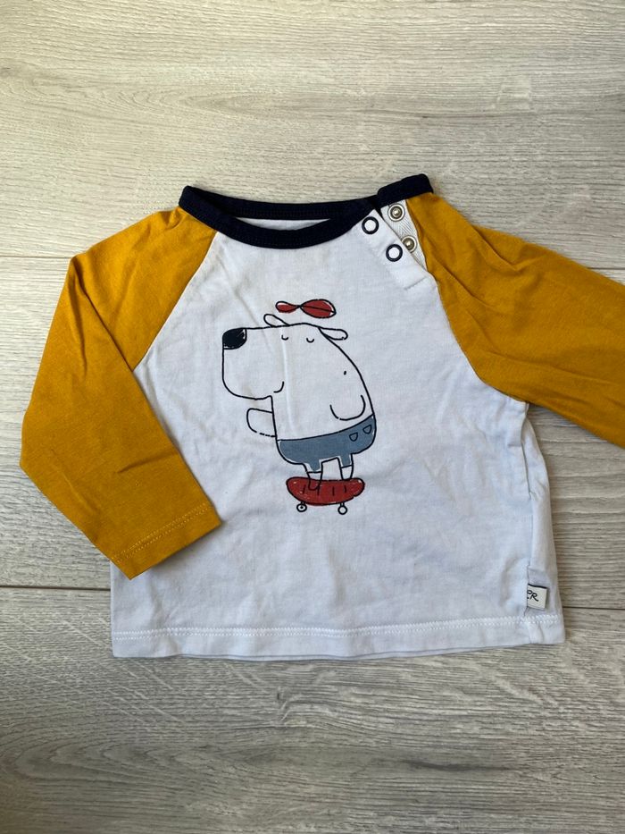 Tee shirt manches longues 6 mois