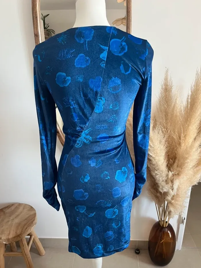 Robe moulante bleu violacée Bimba y Lola - photo numéro 5