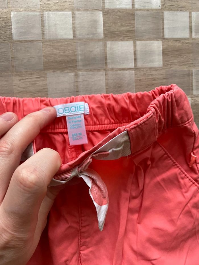 Ensemble blouse pantalon obaibi 6 mois - photo numéro 6