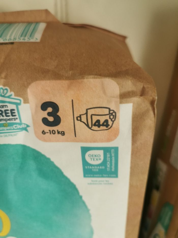 Lot de 2 paquets de couches Pampers Harmonie taille 3 - photo numéro 7