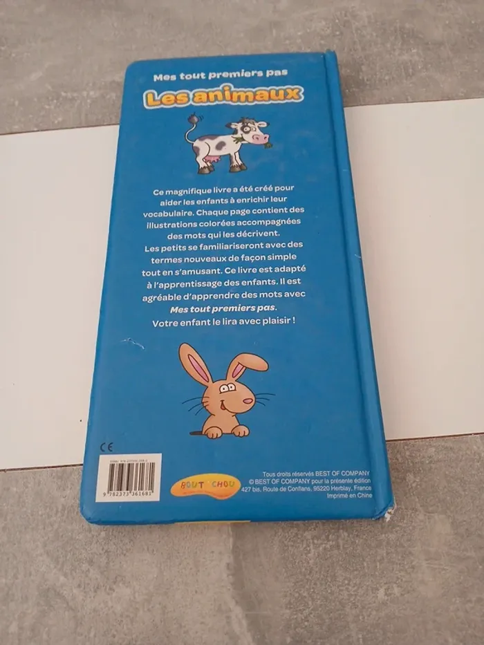 Livre mes tout premiers pas les animaux - photo numéro 2