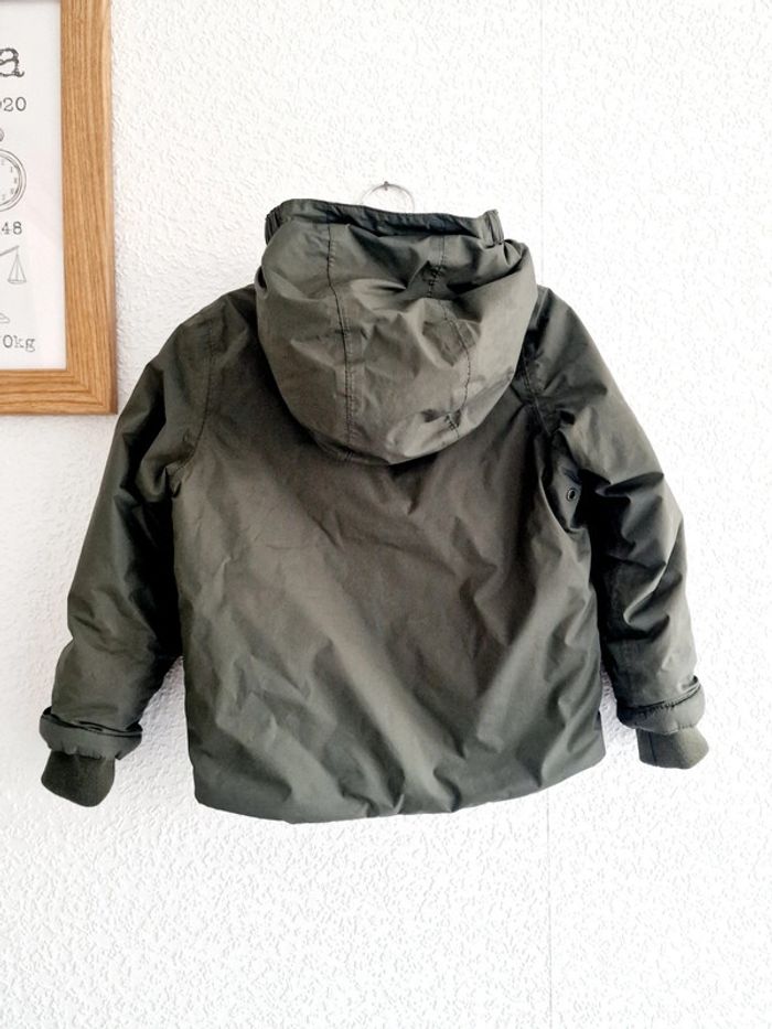 K-way - Veste manches longues, avec capuche - Jacques / Jack Plus Padded - Kaki (3 ans) - photo numéro 4