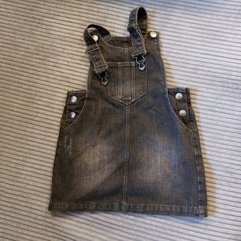 Robe salopette noire p