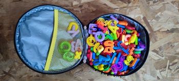 Lot d'alphabet magnétique