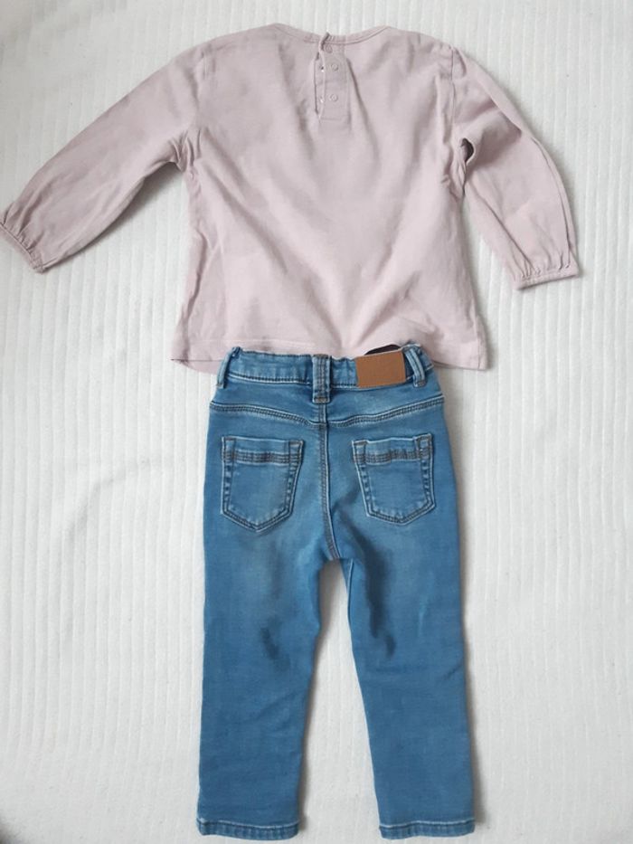 Tenue haut manches longues et jean 18 mois - photo numéro 7