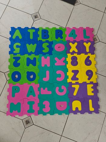 Tapis d'éveil en mousse modulable