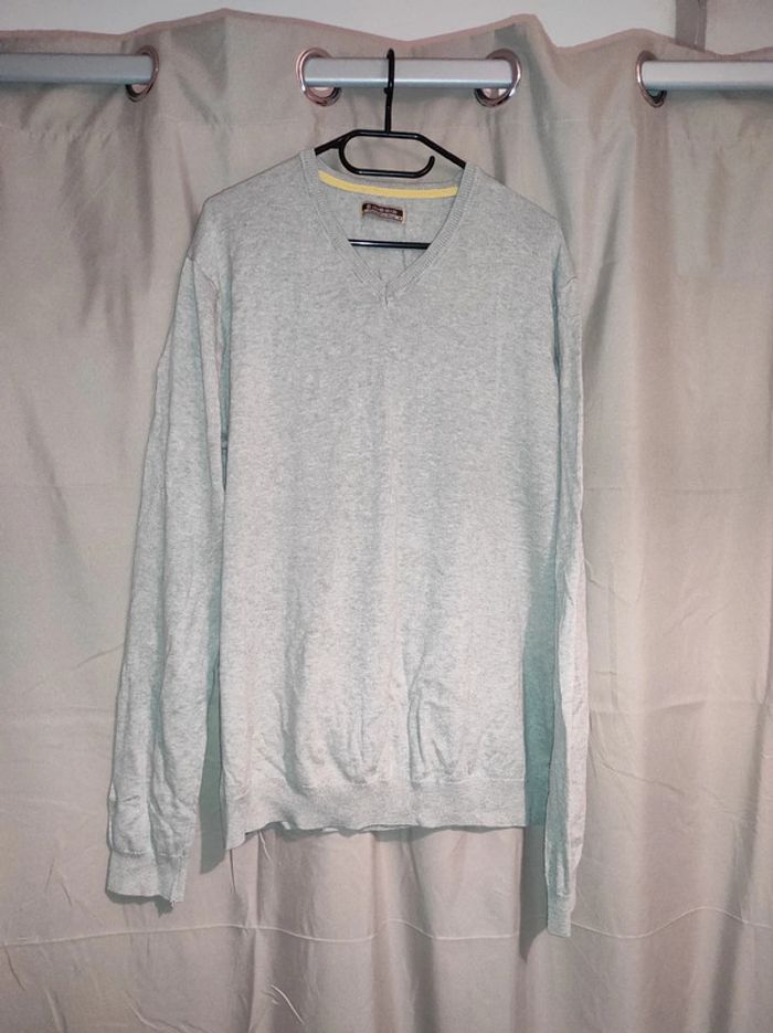 Pull gris clair