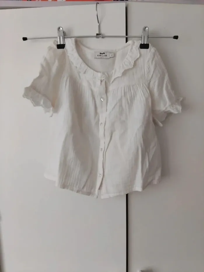 Blouse Cyrillus t6ans 100%coton - photo numéro 4