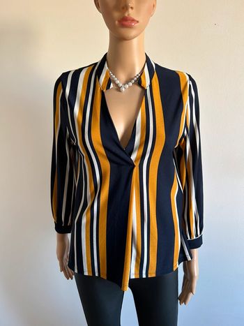Blouse rayée avec manches 3/4 Morgan taille S jamais portée