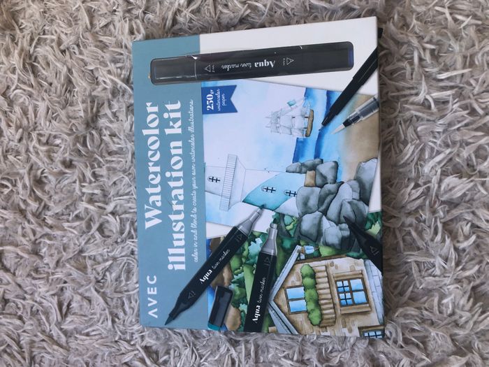 Kit d'illustration aquarelle Neuf