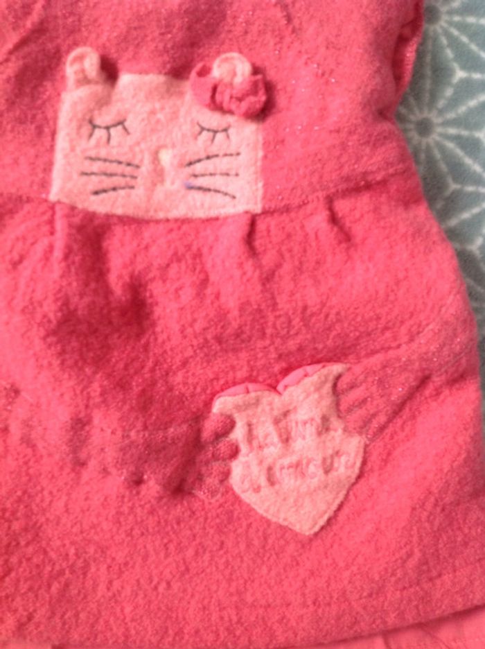 Robe rose DPAM épaisse - 3 mois - photo numéro 5