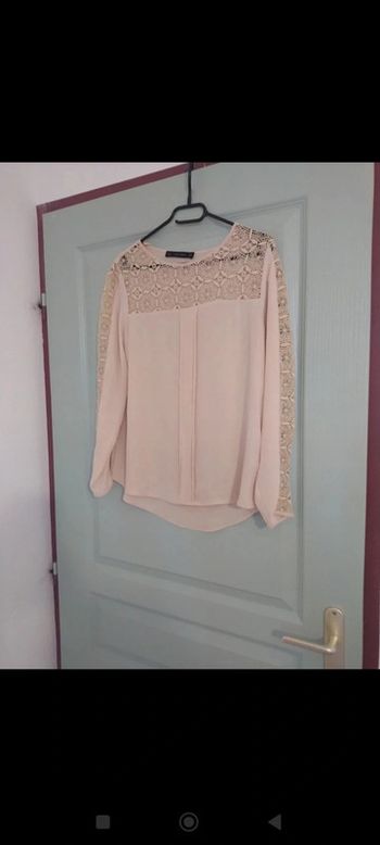 Blouse Zara ajourée Trafaluc
