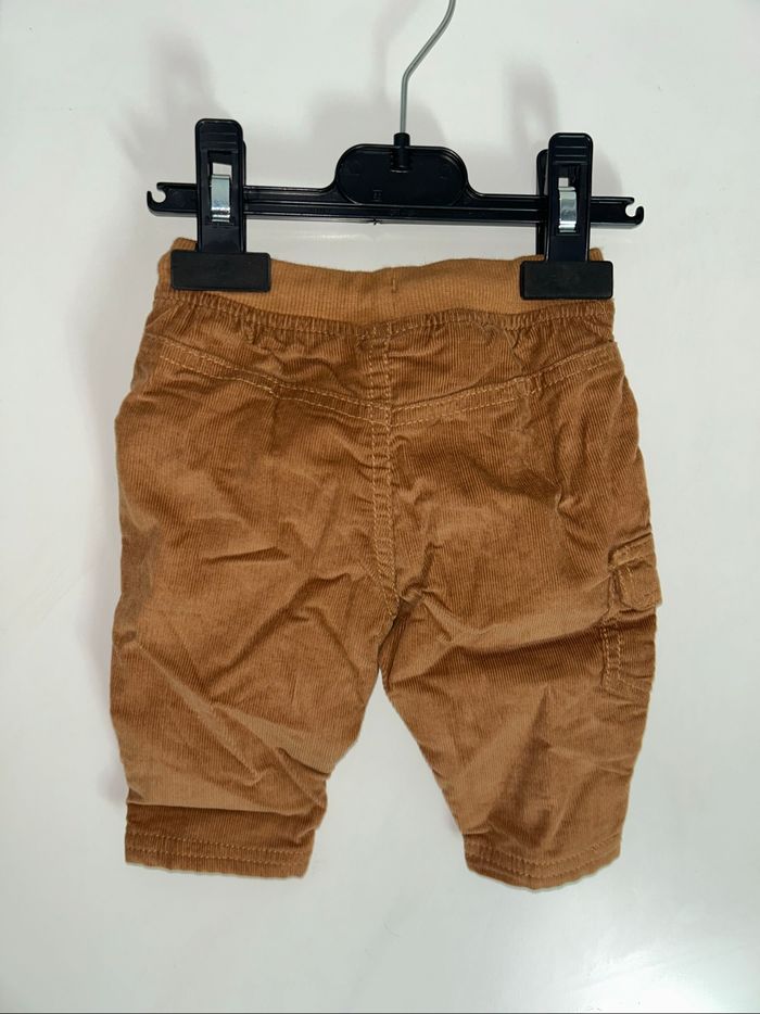 Petit pantalon marron - 3 mois - Du pareil au même - photo numéro 3