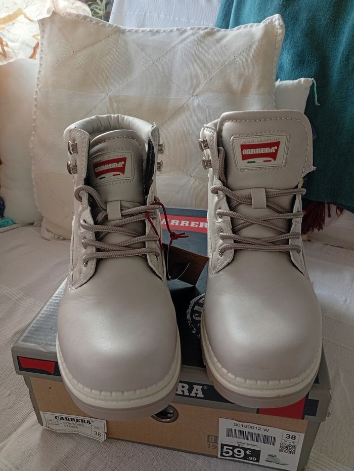 Bottines unisexe grises. Carrera 38 - photo numéro 2