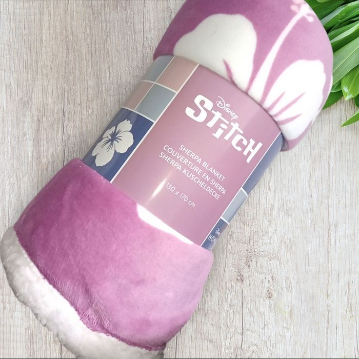 Grande couverture sherpa stitch disney - photo numéro 4