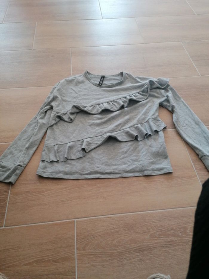 Pull femme taille M gris lord&taylor