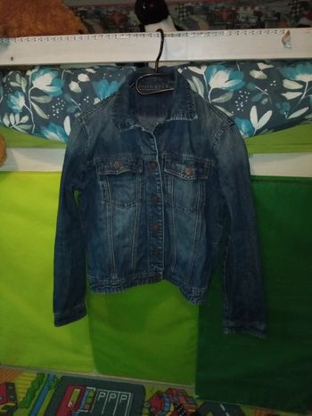 Veste en jean femme taille 38 fermeture par pression