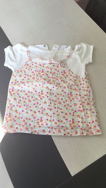 Tee shirt avec blouse 18m neuf