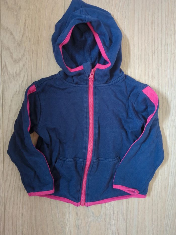 Veste survêtement capuche fille