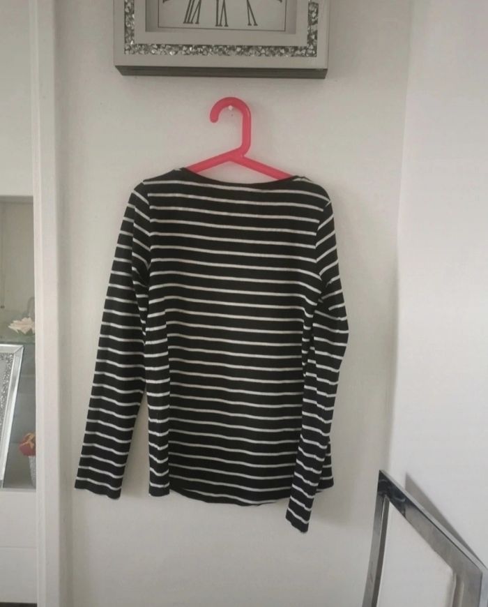 💙🤍Pull Fin Marinière Manche Longue Basic 💙🤍 - photo numéro 4