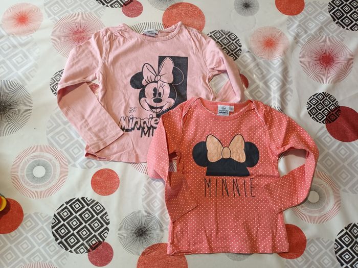 Lot 7 t-shirts manches longues 👧 taille 4 ans - photo numéro 8