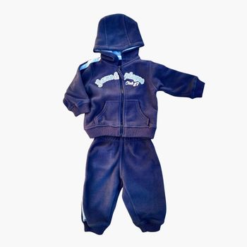 Ensemble jogging hiver garçon bébé 12 mois vintage rare en très bon état