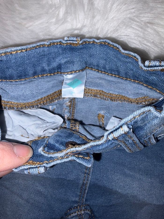 Jeans bleu tex 3 mois - photo numéro 3