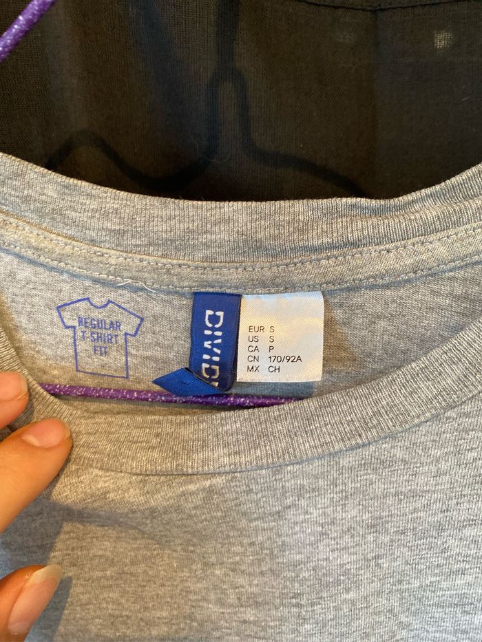 T Shirt Gris H&M - photo numéro 9