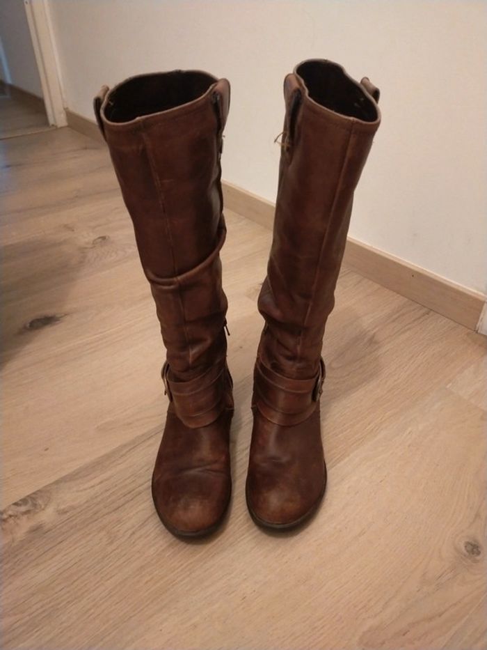 Botte marron avec boucle - photo numéro 3