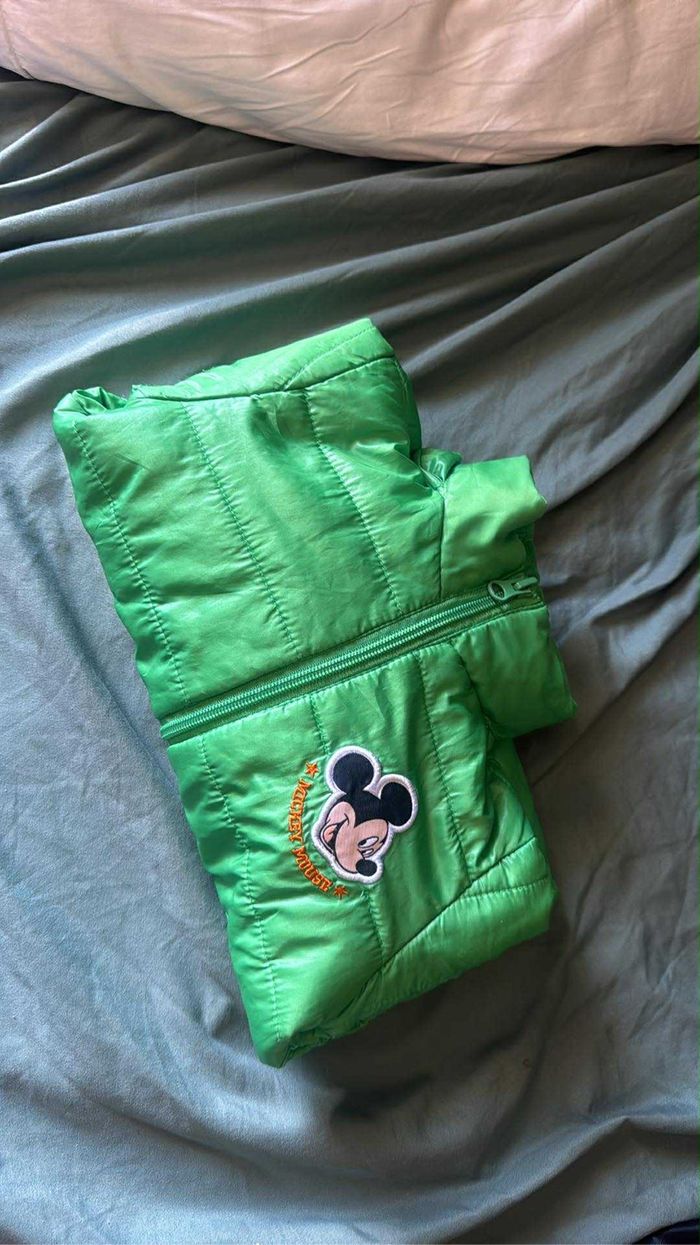 Veste verte proche du neuf Disney Mickey 6 mois - photo numéro 8