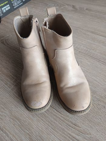 Bottines beige