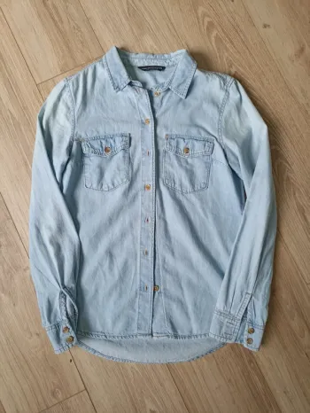 Chemise en jean Bershka