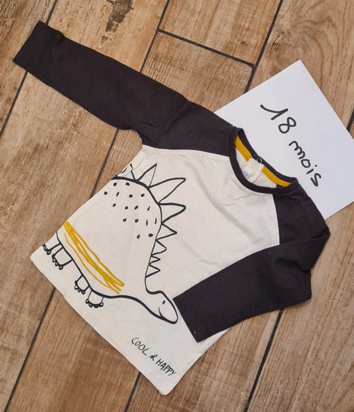 Tee-shirt manches longues garçon - photo numéro 2