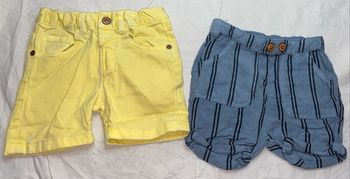 lot shorts Zara  12 mois