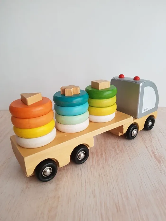 Camion multi color en bois Janod - photo numéro 14