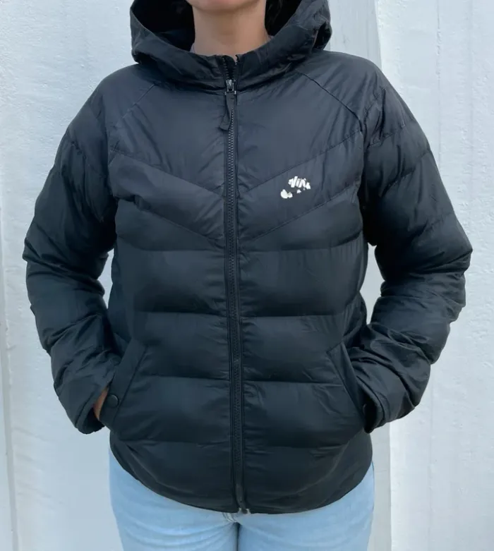 Nike black Puffer jacket Boy Size L = 12/13 years old doudoune Nike noire - photo numéro 8