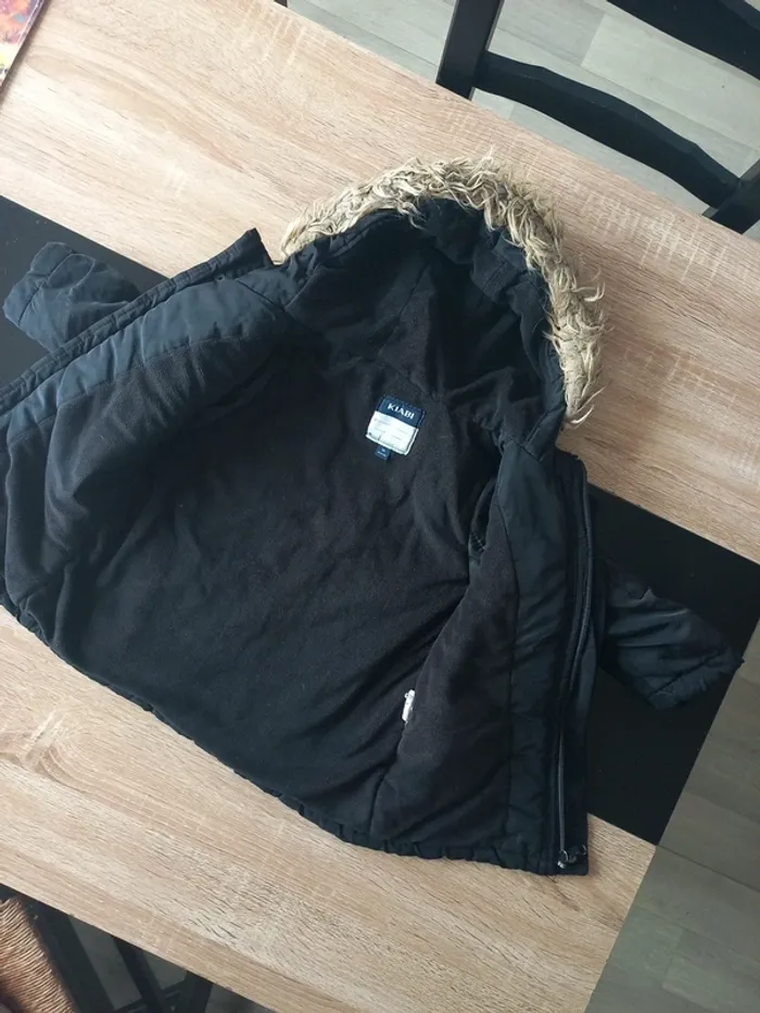 Blouson noir garçon 3 ans - photo numéro 5