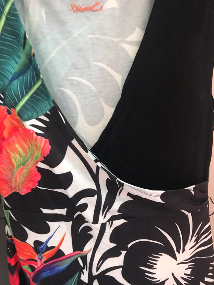 Robe noire fleuri Smash - photo numéro 2