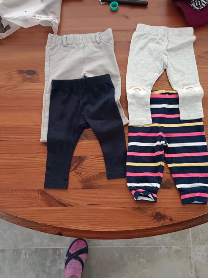 Lot leggings 9 mois - photo numéro 2