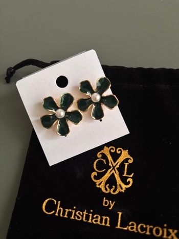 Boucles d'oreilles CXL by Christian Lacroix - Neuves avec pochon