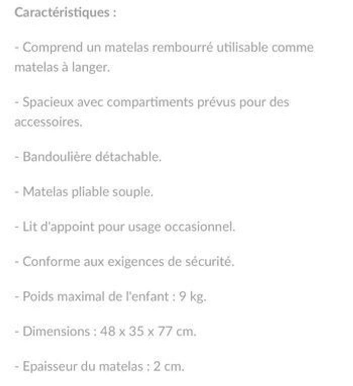 Sac à langer berceau 2 en 1 - photo numéro 3