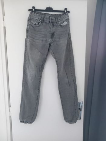 Jeans gris homme 38