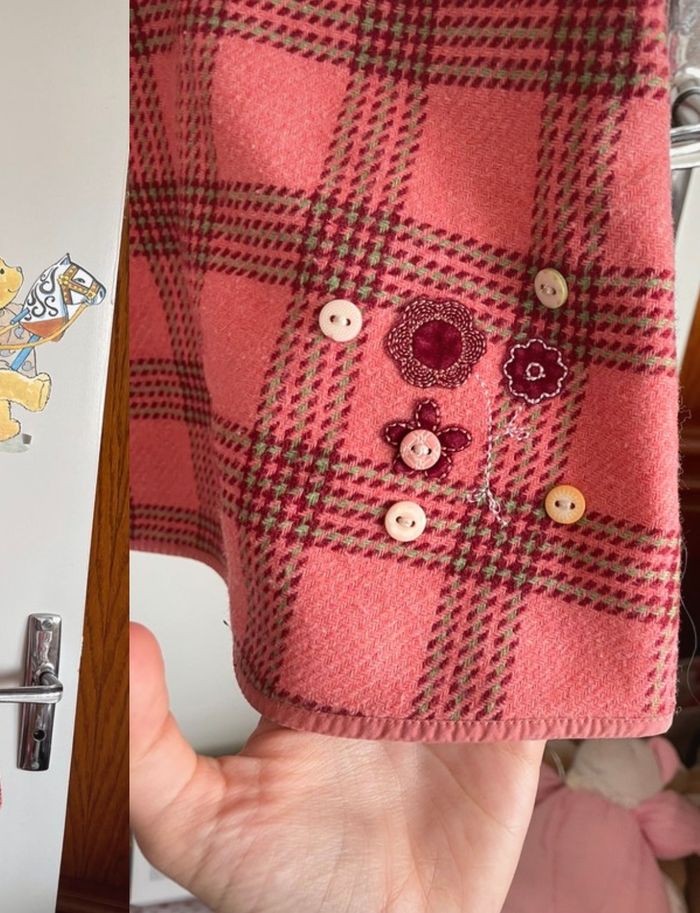 Robe sans manches à carreaux, taille 6 ans, marque Sergent Major. - photo numéro 2